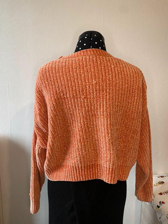 Pull en maille doux rose saumon Pimkie taille S / 36 - photo numéro 3