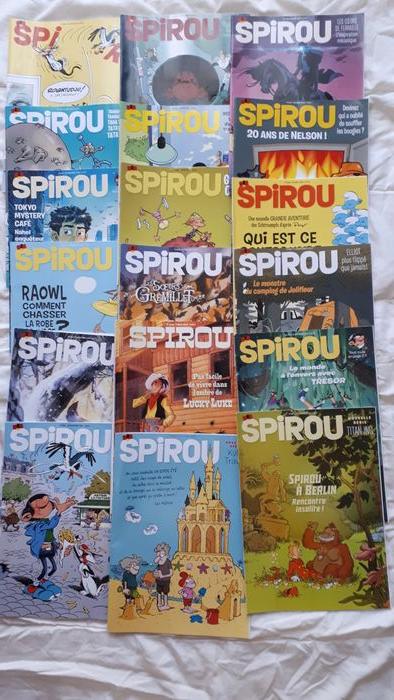 Lot de 18 Spirou