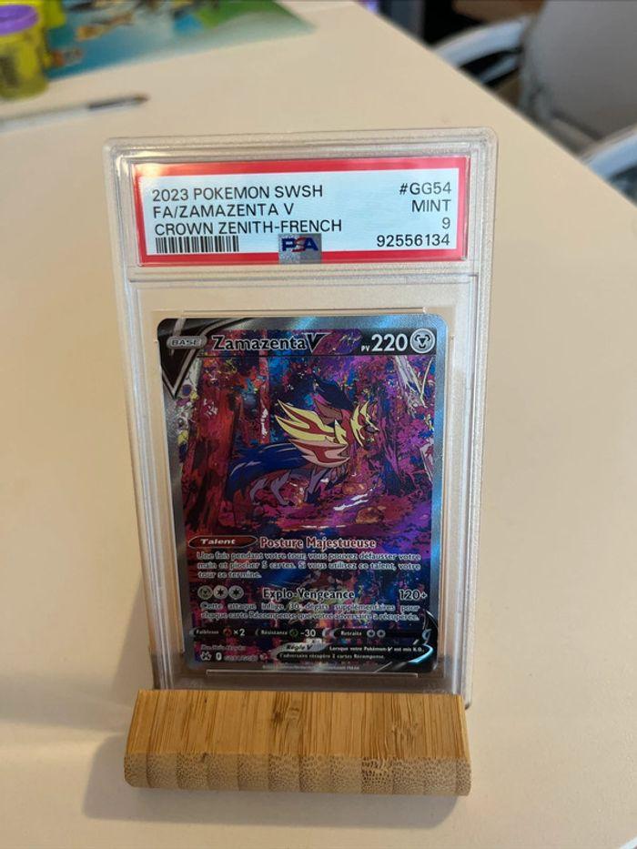 Carte Pokémon zamazenta V GG54/GG70 PSA 9 - photo numéro 1