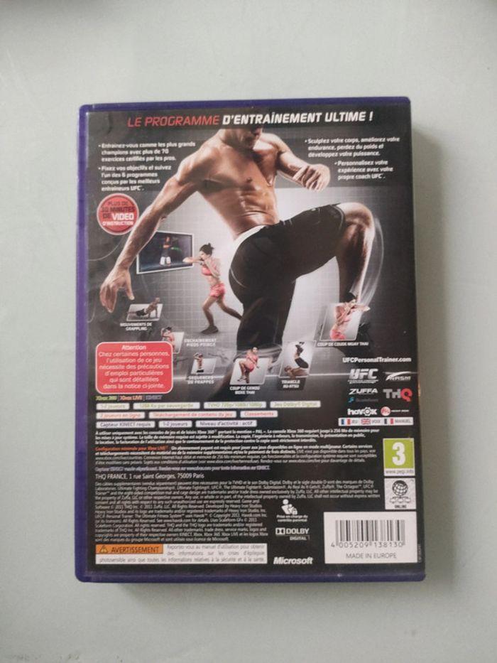 Jeux Xbox 360 kinect UFC trainer thé ultimate fitness système - photo numéro 3