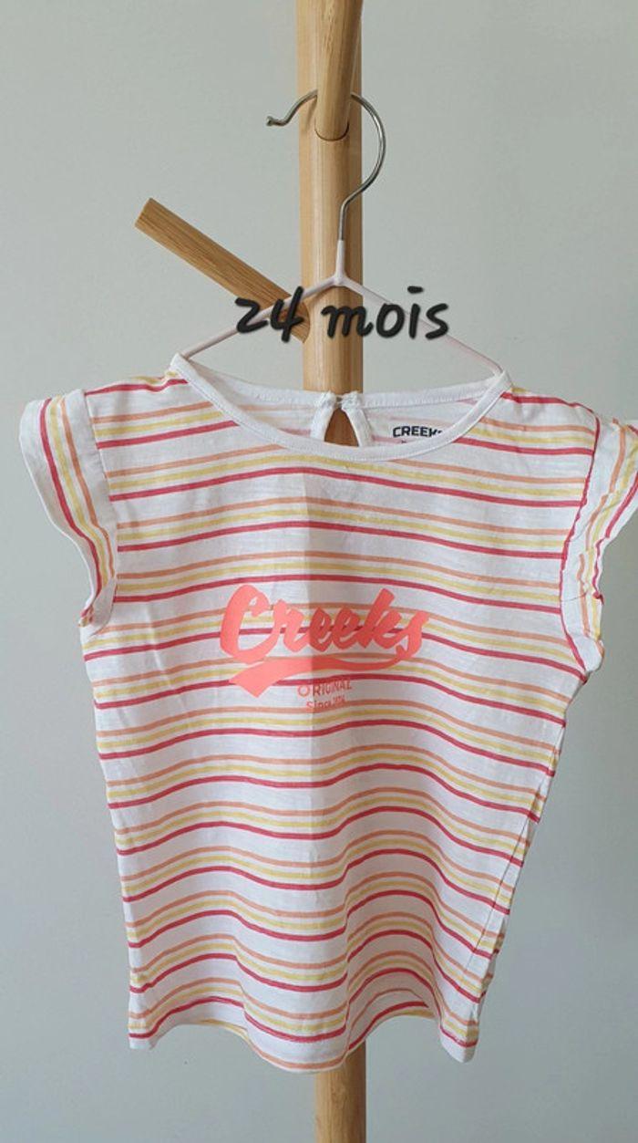 Tshirt 24 mois fille creeks - photo numéro 1