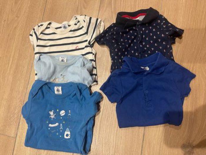 Lot Bodies Petit Bateau 18 mois - photo numéro 1