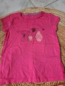 Tee shirt rose vertbaudet 10 ans