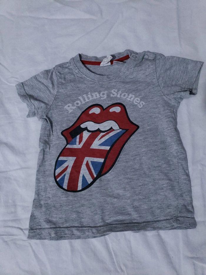 T-shirt 9-12 mois rolling Stones by H&M maillot fille - photo numéro 1