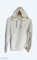 SWEAT A CAPUCHE LE COQ SPORTIF ECRU