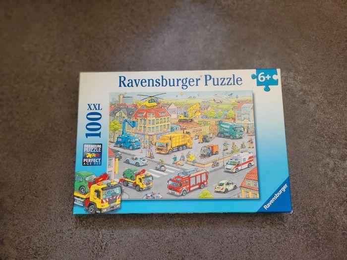 Ravensburger  - Puzzle - Les Véhicules de La Ville - 100 Pièces - photo numéro 1