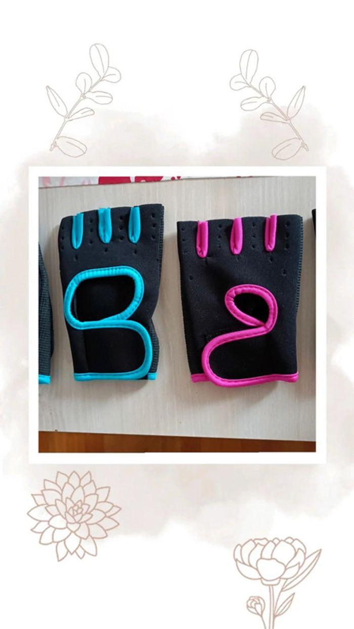 Deux paires gants fitness - photo numéro 1