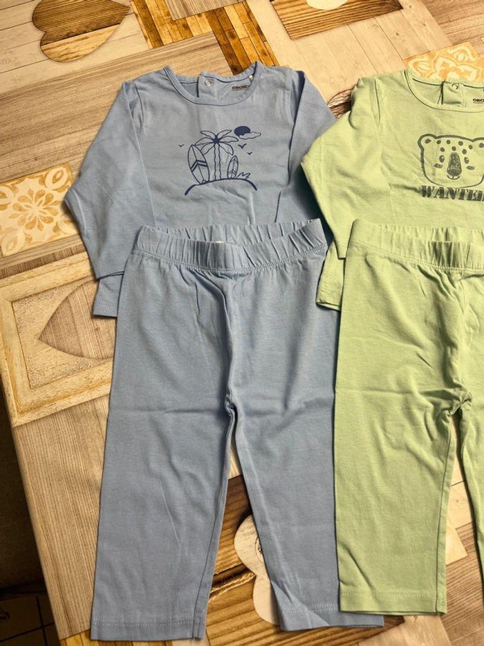 Lot de 2 pyjamas 12 mois - photo numéro 2