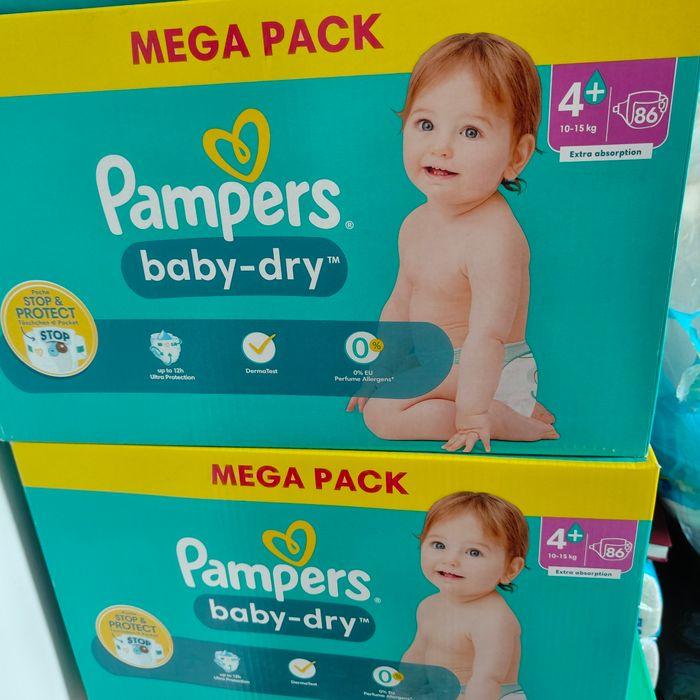 2 grand carton couche pampers taille4+ - photo numéro 2