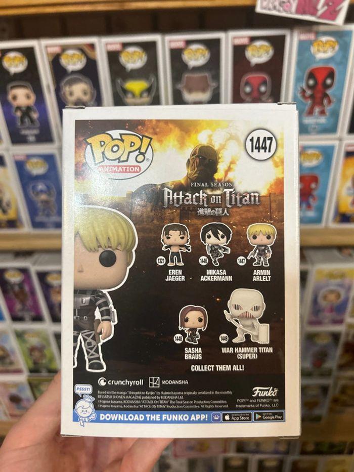 Funko Pop Attack on Titan - Armin Arlelt Chase - photo numéro 3