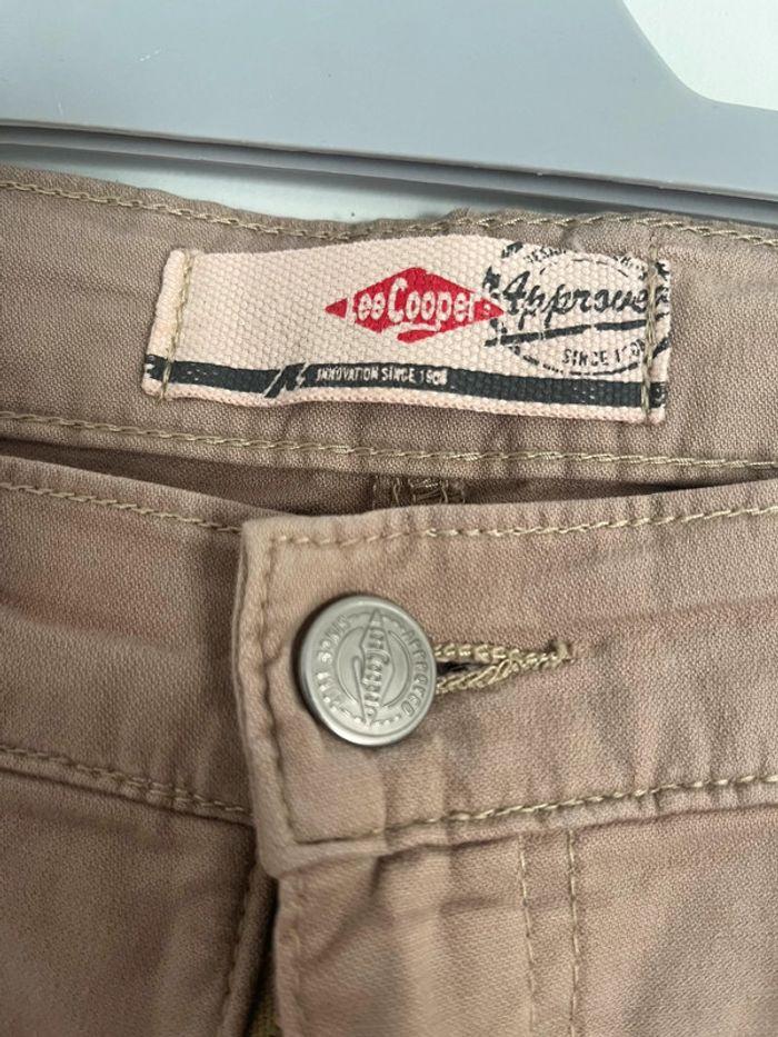 Pantalon jean beige Lee Cooper taille 44 - photo numéro 2