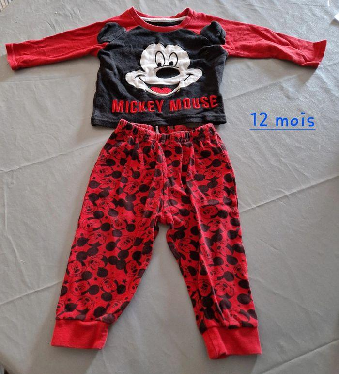 Pyjama 2 piece mickey 12 mois - photo numéro 1