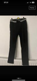 Pantalon noir élastique taille XL ( 42) neuf