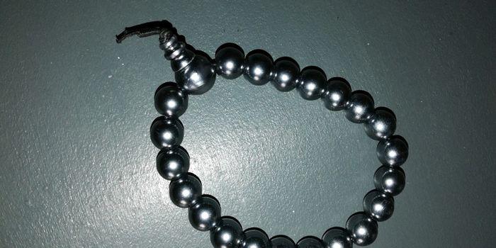 Bracelet perles anthracite - photo numéro 1