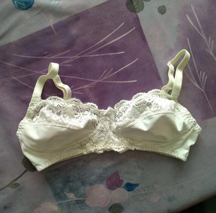 Soutien-gorge sans armature blanc 90B - photo numéro 1