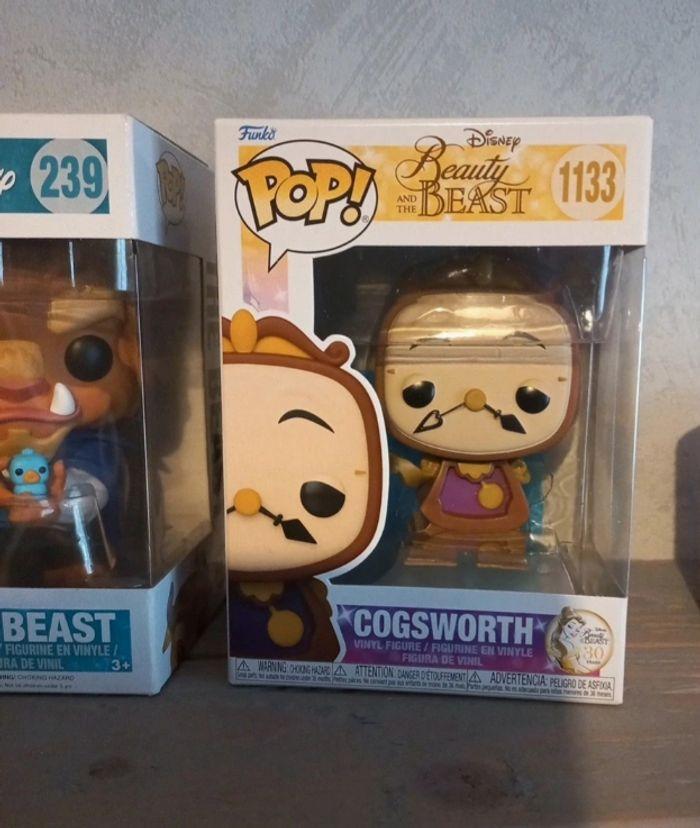 Lot funko disney la belle et la bête - photo numéro 6