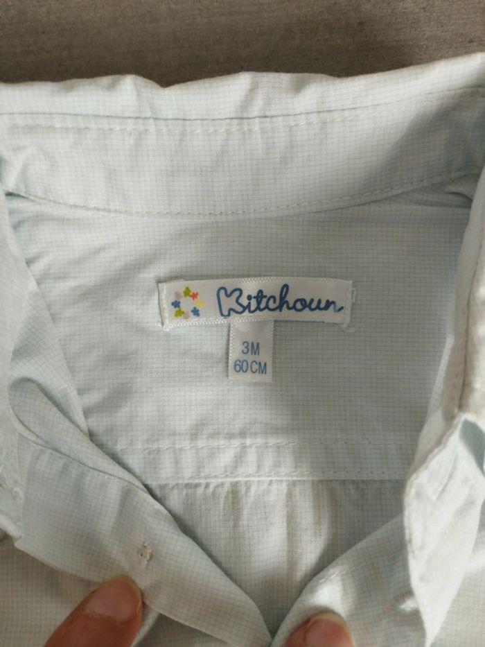 Chemise garçon 3 mois/60 cm Kitchoun - photo numéro 3