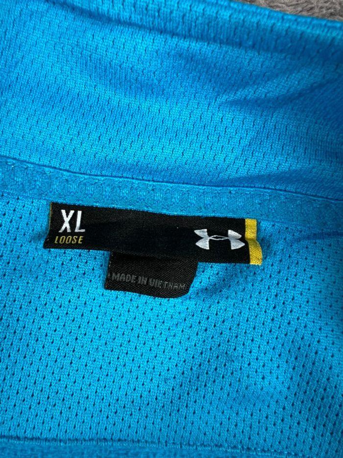 👕 Veste de Sport Under Armour Logo brodé Bleu Taille XL 👕 - photo numéro 8