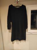 Robe noire hivers manches longues