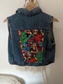 Veste en jean sans manche Marvel