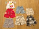 Lot de 5 shorts et 1 ensemble en 18 mois