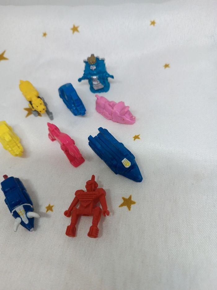 Power rangers morphin base micro mini playset mammouth bandai rhinocéros tigre rose bleu jaune - photo numéro 4