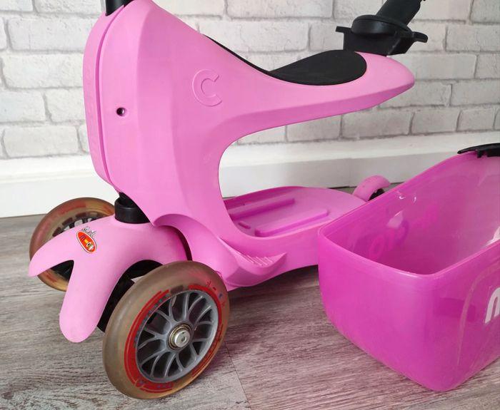 Trottinette évolutive Mini 2Go Deluxe Rose 1/5 ans Micro excellent état - photo numéro 5