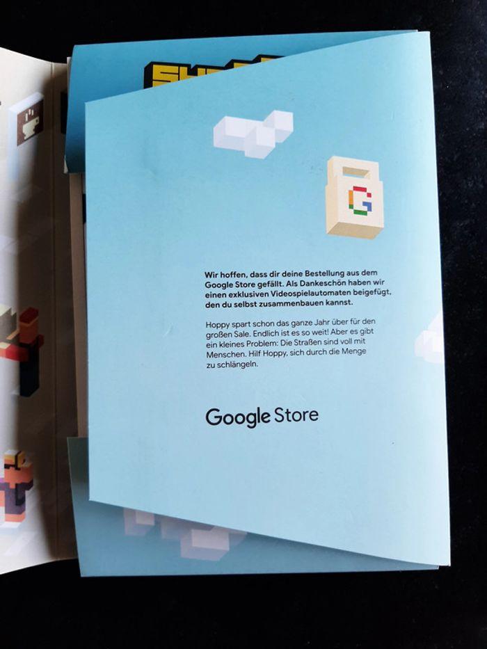 Goodie Google Store arcade: born en carton pour jouer à Shopper-Hoppere - photo numéro 4