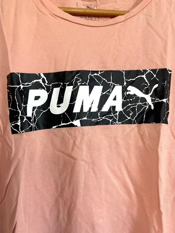 T-shirt de sport Puma rose - photo numéro 2