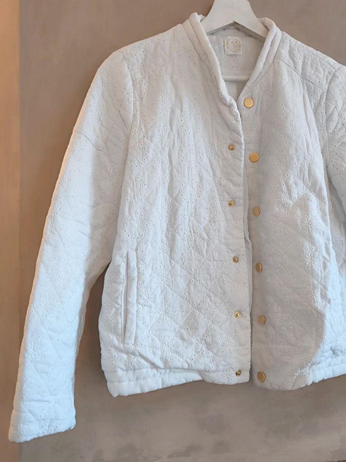 🤎 Veste broderie anglaise matelassée Oslo Des petits hauts 36 🤎 - photo numéro 2