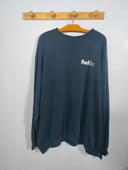 Pull Crewneck FedEx Vintage Bleu Marine Taille 3XL Homme