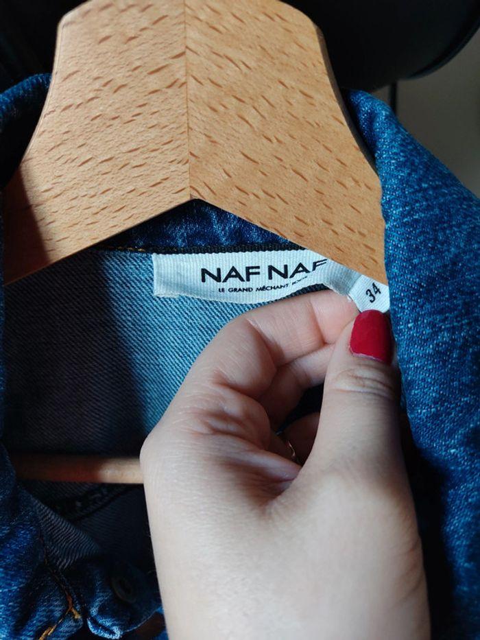 Robe jeans stretch à pressions • 34/XS • Naf Naf - photo numéro 4