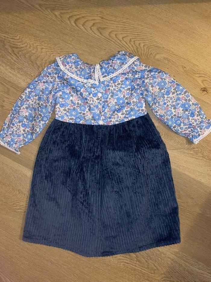 Robe liberty Betsy fait main 4 ans - photo numéro 2