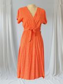 Robe midi orange TU 36/42