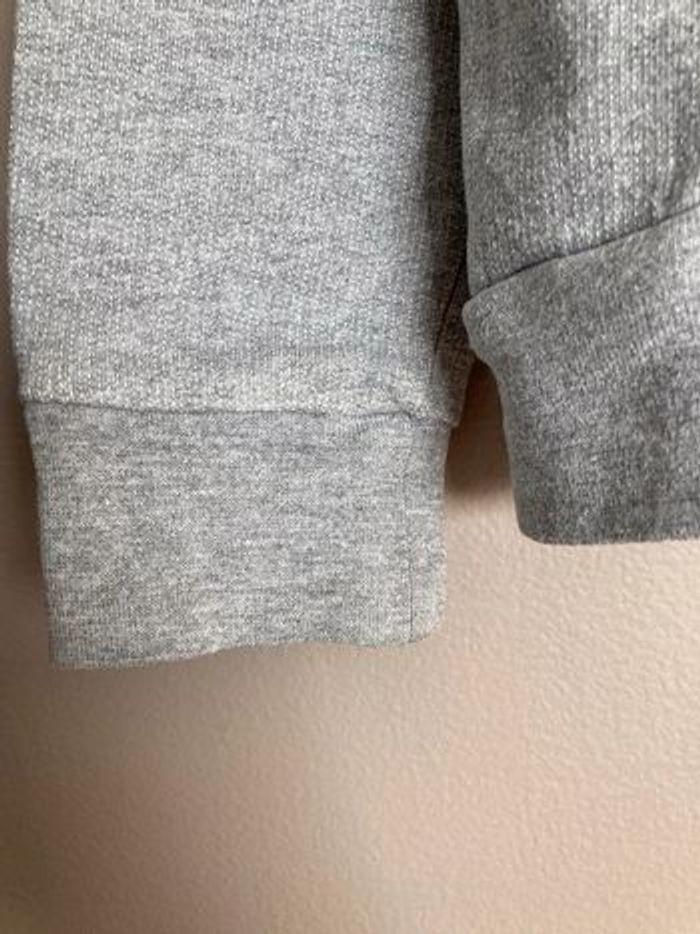 Bonton Sweat 6 ans gris étoiles dorées et bleues - photo numéro 7