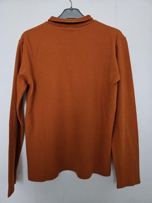 Pull à col roulé en coton unisexe - orange - 13 ans - Idexe - photo numéro 2