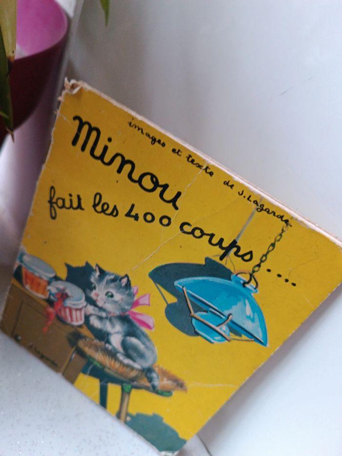 Livre 1967 Book petit small vintage rare hemma minou fait les 400 coups j lagarde chat cat - photo numéro 2