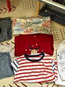 Lot 7 t-shirt manche longues 2 ans 24 mois