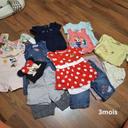 Lot vêtements bébé fille