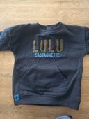 Sweat lulu castagnette bleu et kaki Gemo