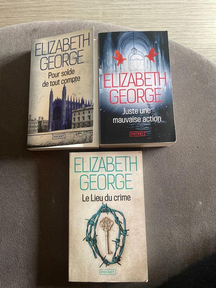 Lots de 3 livres Elizabeth George - photo numéro 1