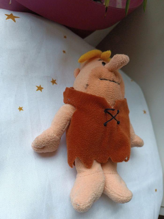 Peluche doudou plush poupée doll flinstone Pierrafeu Barney rubble - photo numéro 4