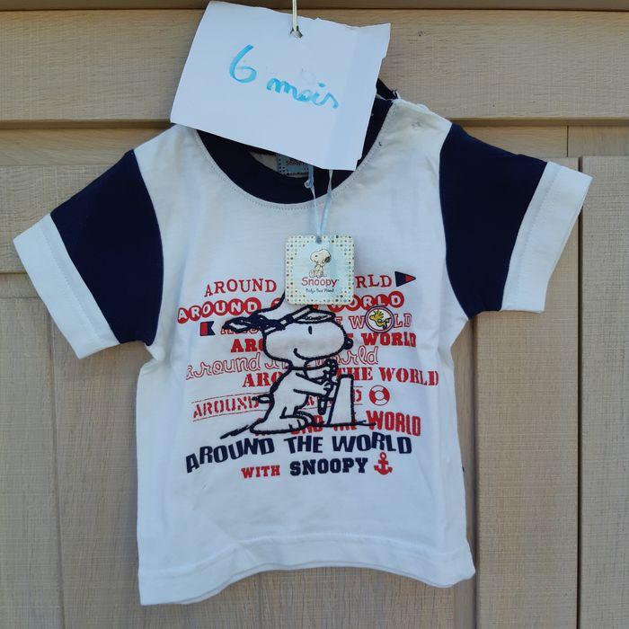 T-shirt Snoopy, 6 mois - photo numéro 1