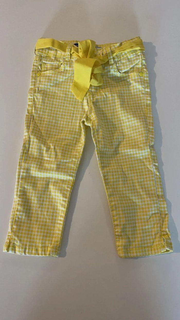 Pantalon à carreaux okaidi 4 ans fille - photo numéro 1