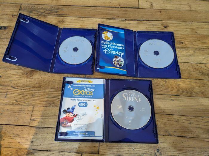 Lot 3 DVD Disney le roi lion, la belle et la bête, la petite sirène collection - photo numéro 2