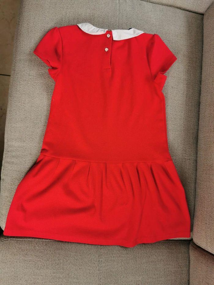 Robe écolière rouge Sergent Major taille 8 ans - photo numéro 3