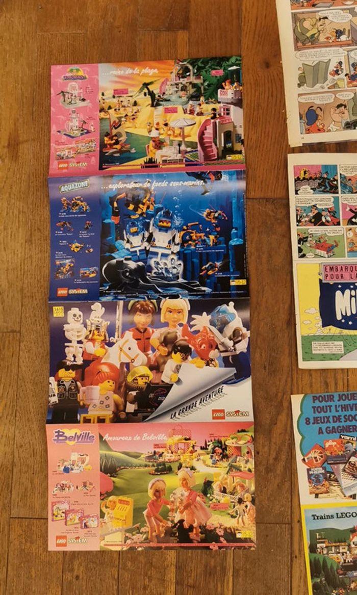 Lot lego anciennes publicités + dépliant jouet - photo numéro 3