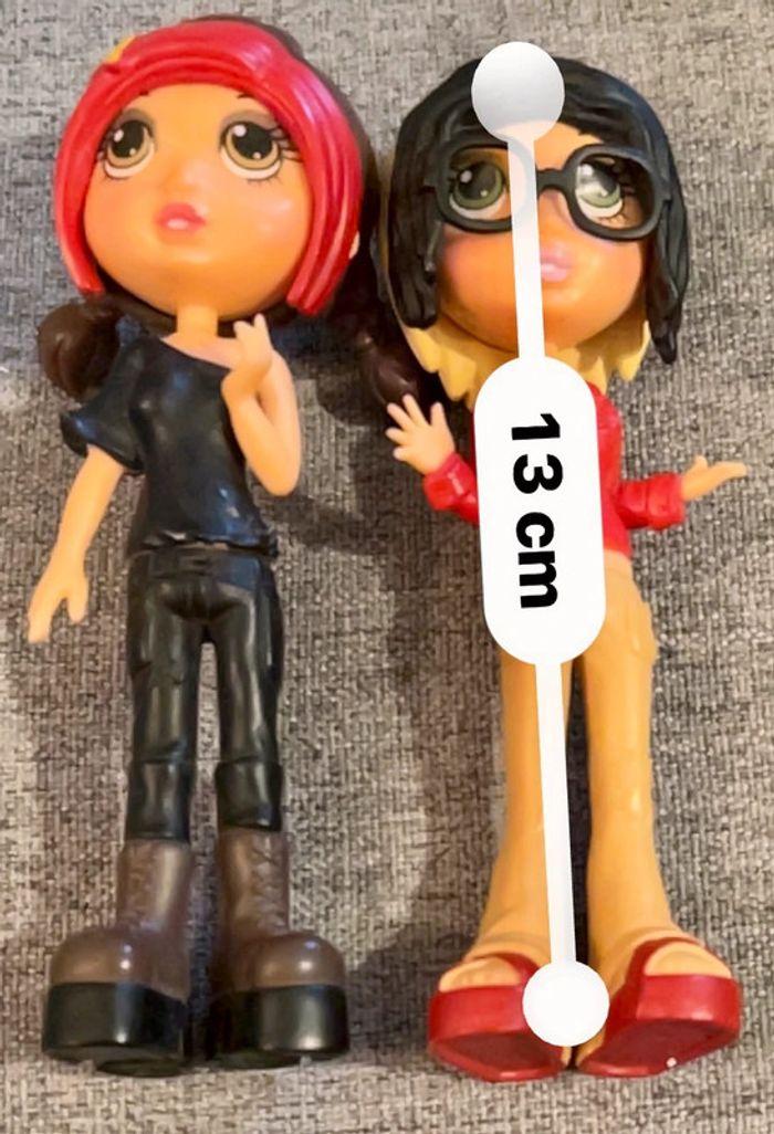 Lot de 2 figurines poupées Bratz jouets fille 13cm - photo numéro 2