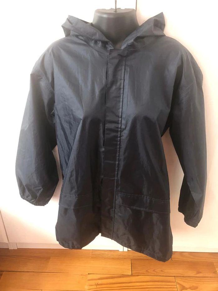 Veste de pluie imperméable bleu marine S - photo numéro 1