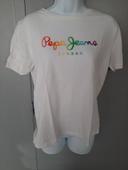 t-shirt Pepe Jeans blanc taille S